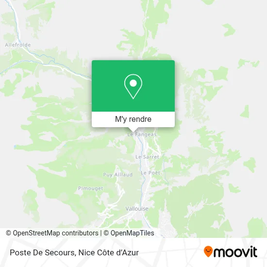 Poste De Secours plan