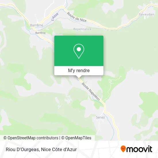 Riou D'Ourgeas plan
