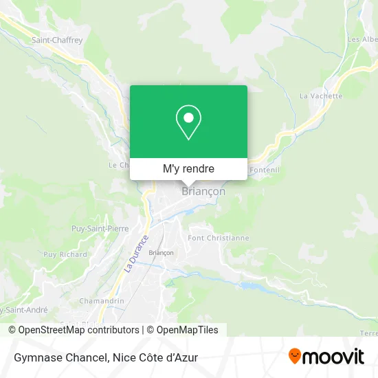 Gymnase Chancel plan