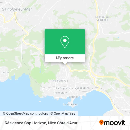 Résidence Cap Horizon plan