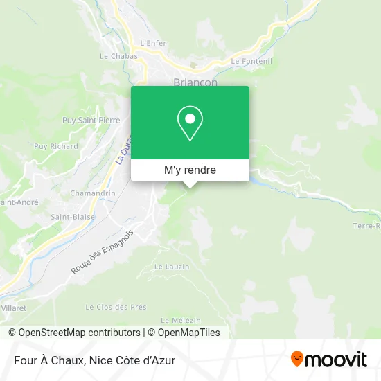 Four À Chaux plan