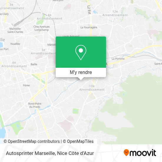 Autosprinter Marseille plan