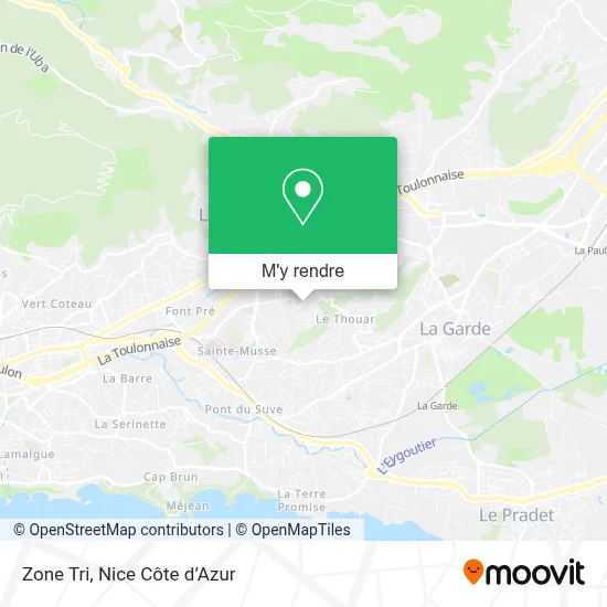 Zone Tri plan