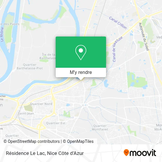Résidence Le Lac plan
