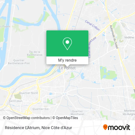 Résidence L'Atrium plan