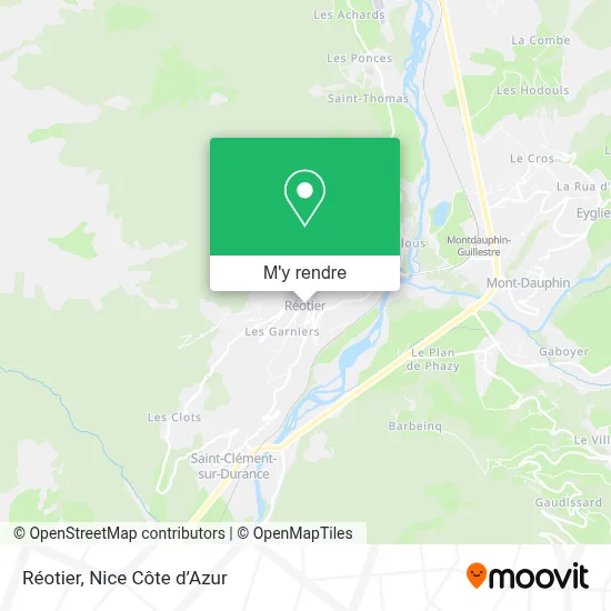 Réotier plan