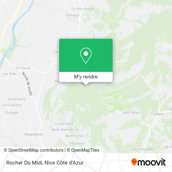 Rocher Du Midi plan
