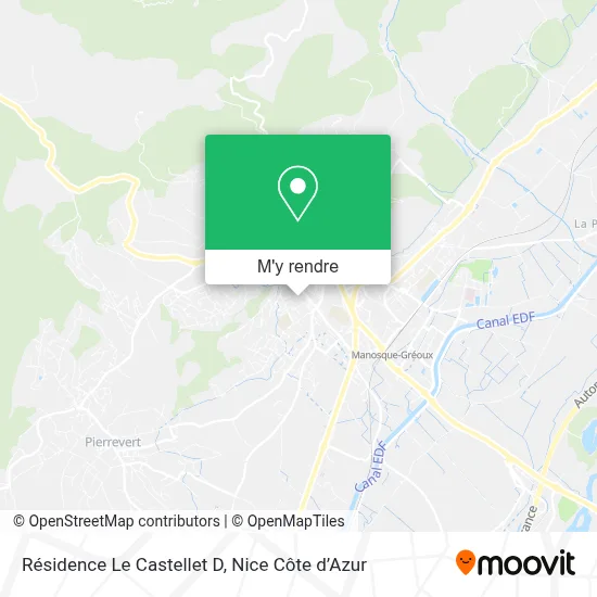 Résidence Le Castellet D plan