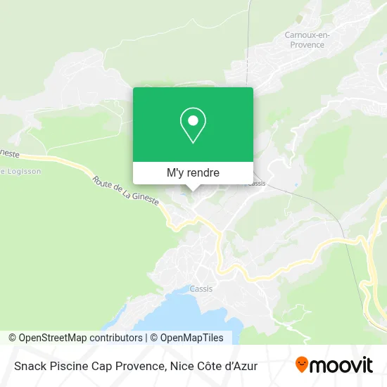Snack Piscine Cap Provence plan