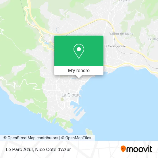 Le Parc Azur plan