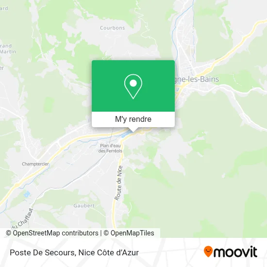 Poste De Secours plan