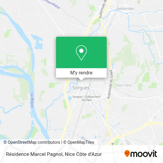 Résidence Marcel Pagnol plan