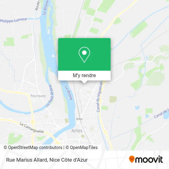 Rue Marius Allard plan