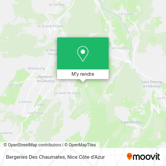 Bergeries Des Chaumates plan