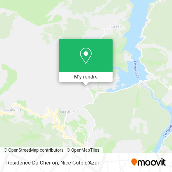 Résidence Du Cheiron plan