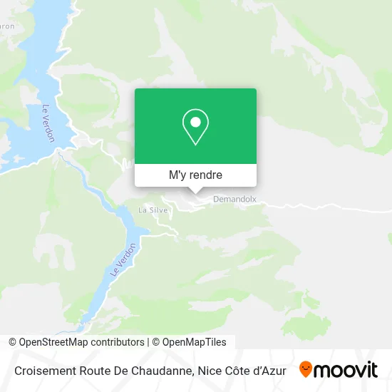 Croisement Route De Chaudanne plan