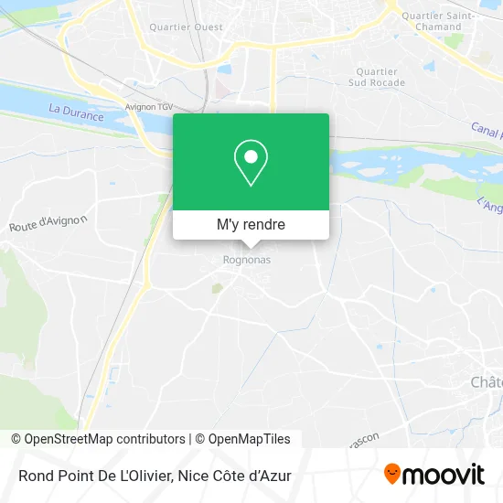 Rond Point De L'Olivier plan