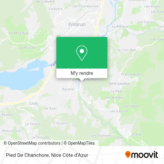 Pied De Chanchore plan
