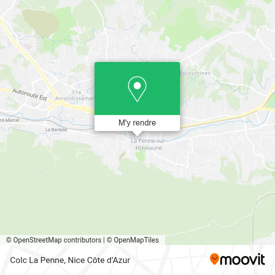 Colc La Penne plan