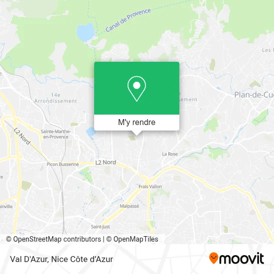 Val D'Azur plan