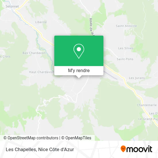 Les Chapelles plan