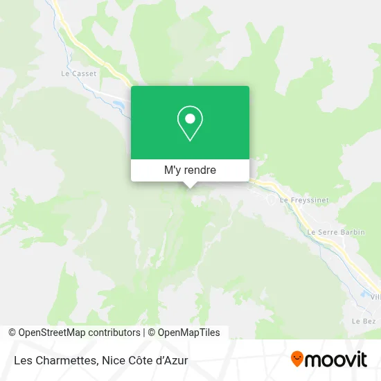 Les Charmettes plan