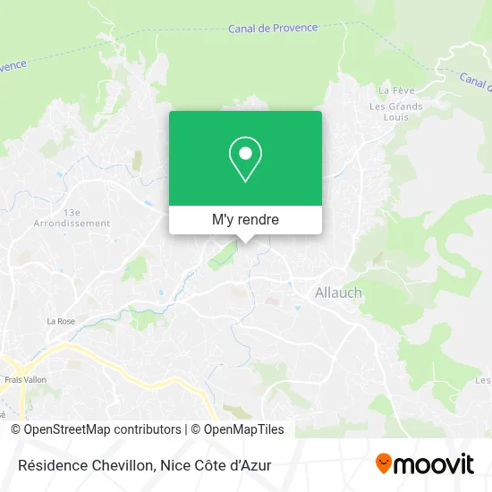 Résidence Chevillon plan