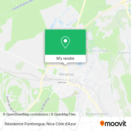 Résidence Fontlongue plan