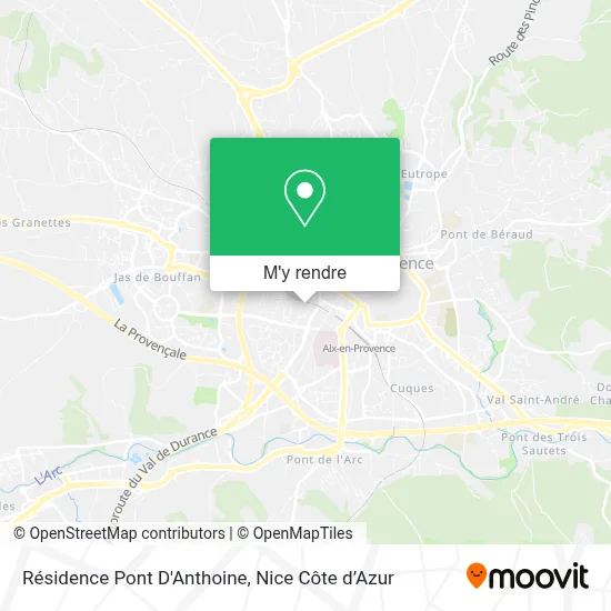 Résidence Pont D'Anthoine plan