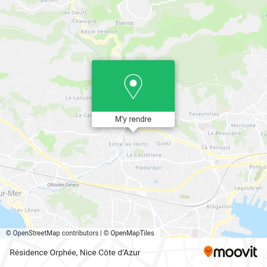 Résidence Orphée plan
