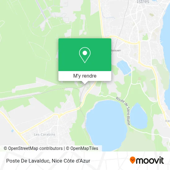 Poste De Lavalduc plan