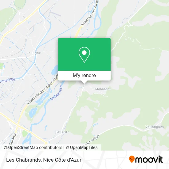 Les Chabrands plan