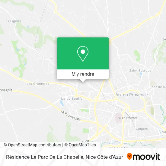 Résidence Le Parc De La Chapelle plan