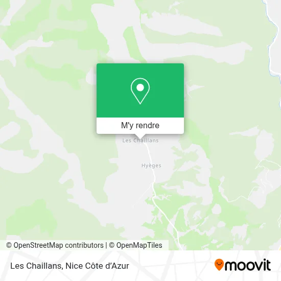 Les Chaillans plan