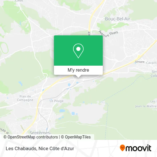 Les Chabauds plan