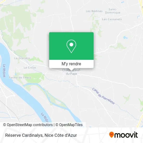 Réserve Cardinalys plan