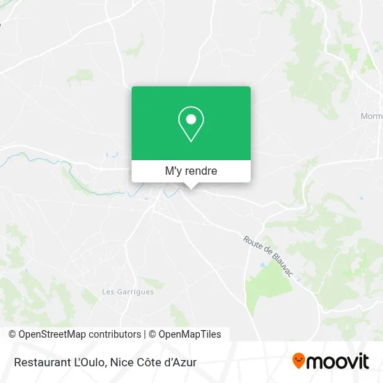Restaurant L'Oulo plan