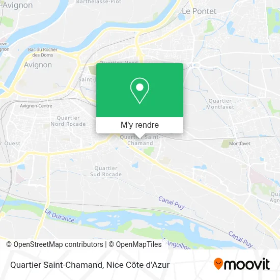 Quartier Saint-Chamand plan