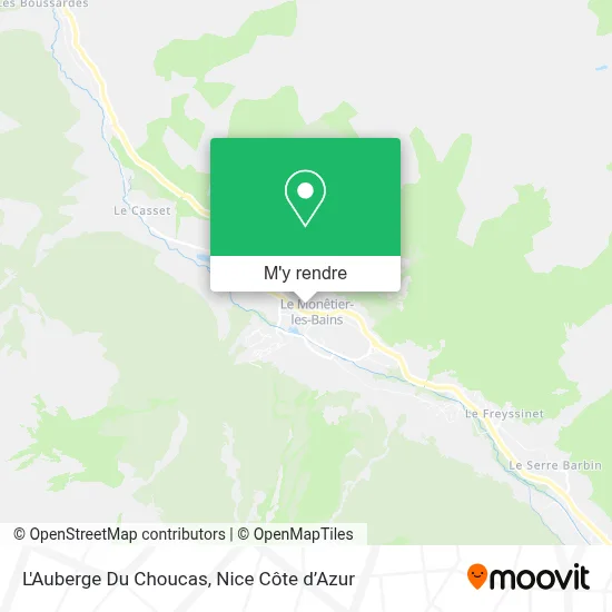 L'Auberge Du Choucas plan