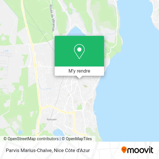 Parvis Marius-Chalve plan