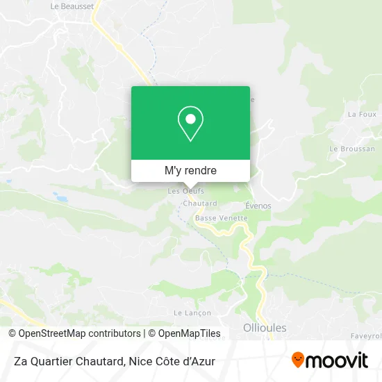Za Quartier Chautard plan