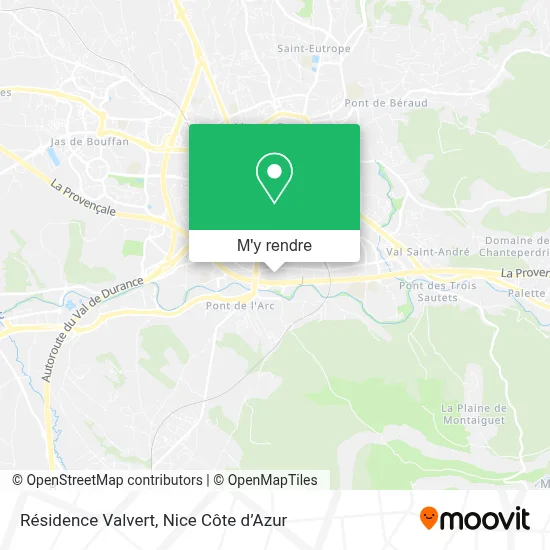 Résidence Valvert plan