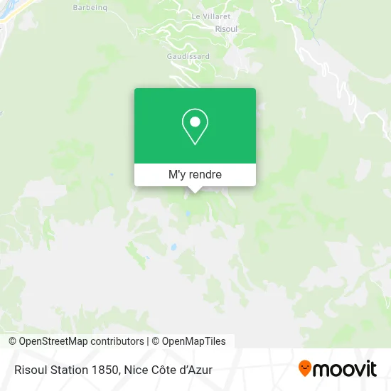 Risoul Station 1850 plan