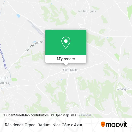 Résidence Orpea L'Atrium plan