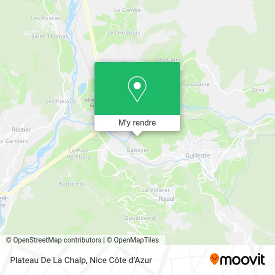 Plateau De La Chalp plan