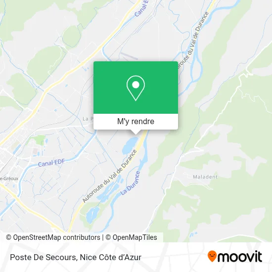 Poste De Secours plan