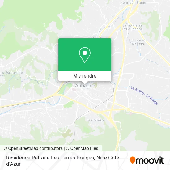 Résidence Retraite Les Terres Rouges plan