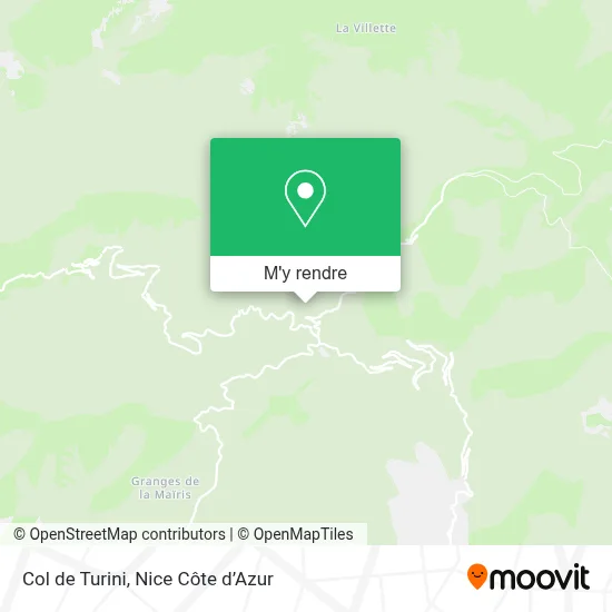 Col de Turini plan