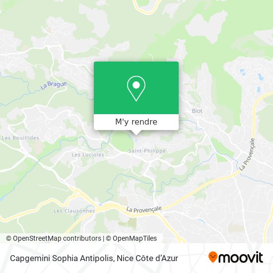 Capgemini Sophia Antipolis plan