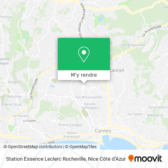 Station Essence Leclerc Rocheville plan